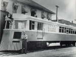 Motor Car #103 in front of the A&R Office